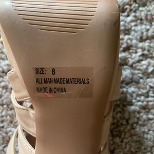 Shoes - Tan/Beige High Heels. WORN ONCE. Shoes - Tan/Beige High Heels. WORN ONCE.
